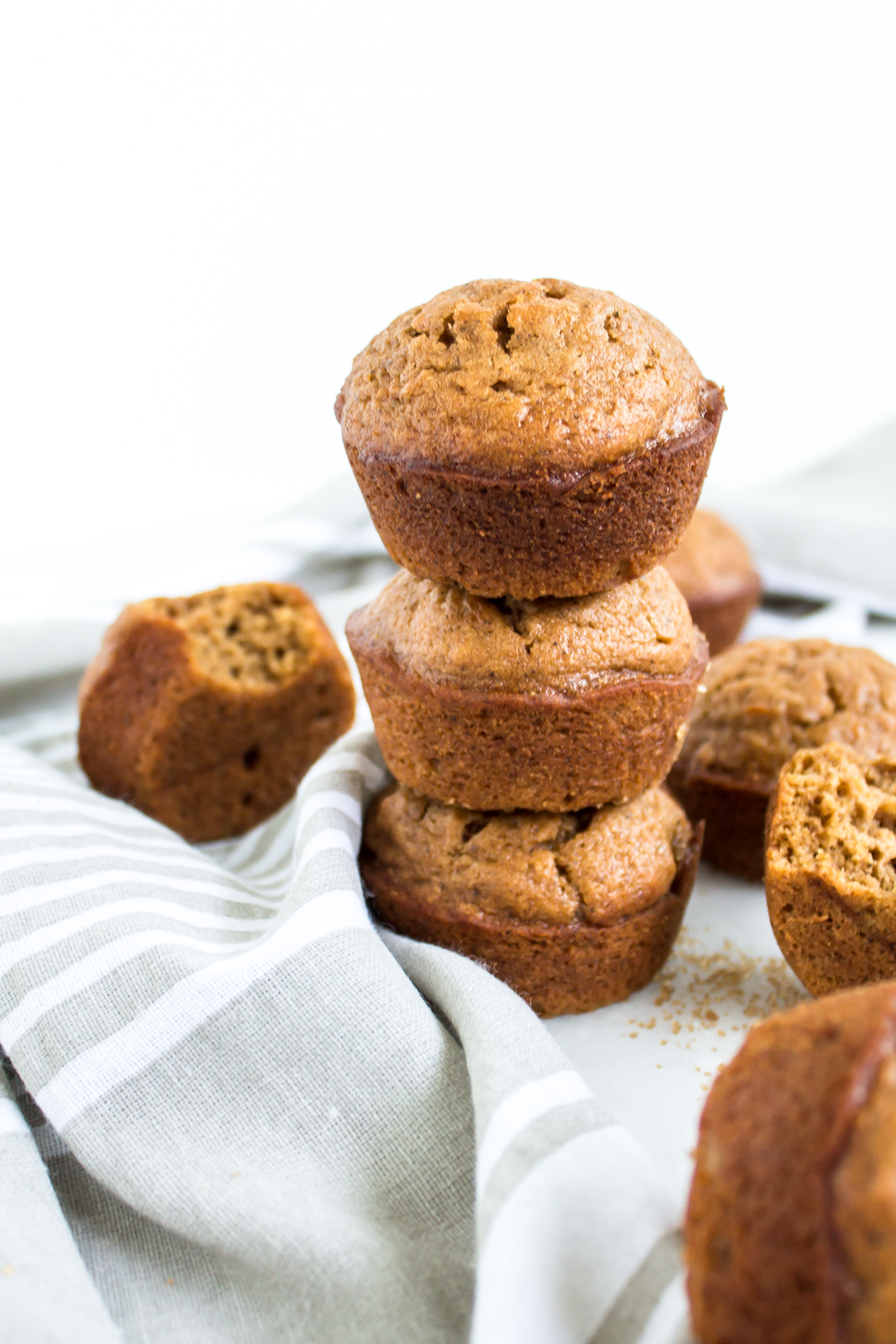 Filled with spices and the perfect crumb, sweet potato chai muffins are the perfect fall breakfast. | www.passthecookies.com