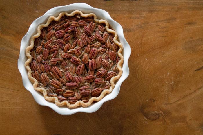 sunday sweets: chocolate bourbon pecan pie