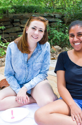 a picnic in duke gardens