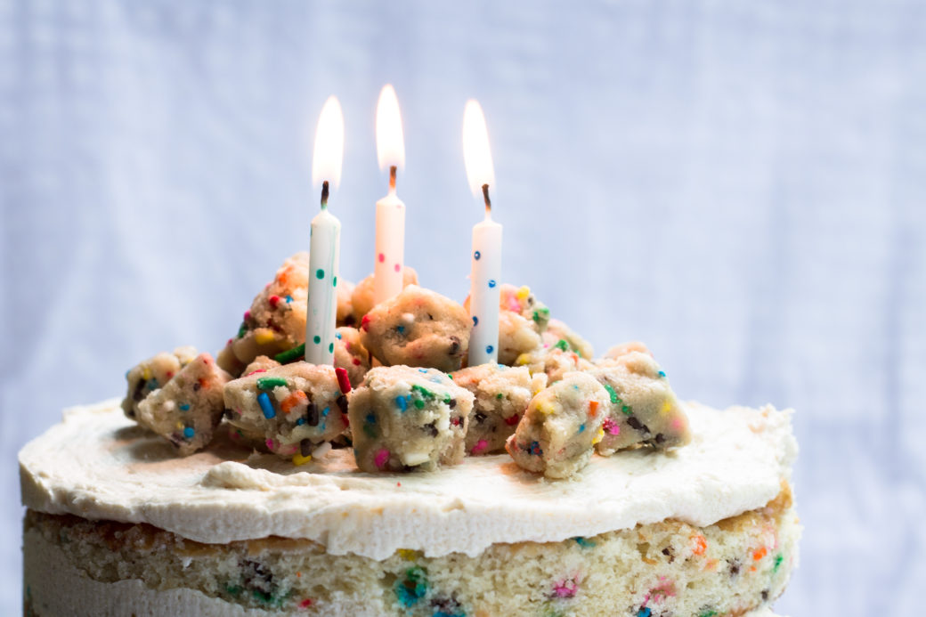 cookie dough momofuku funfetti birthday cake - Pass the Cookies