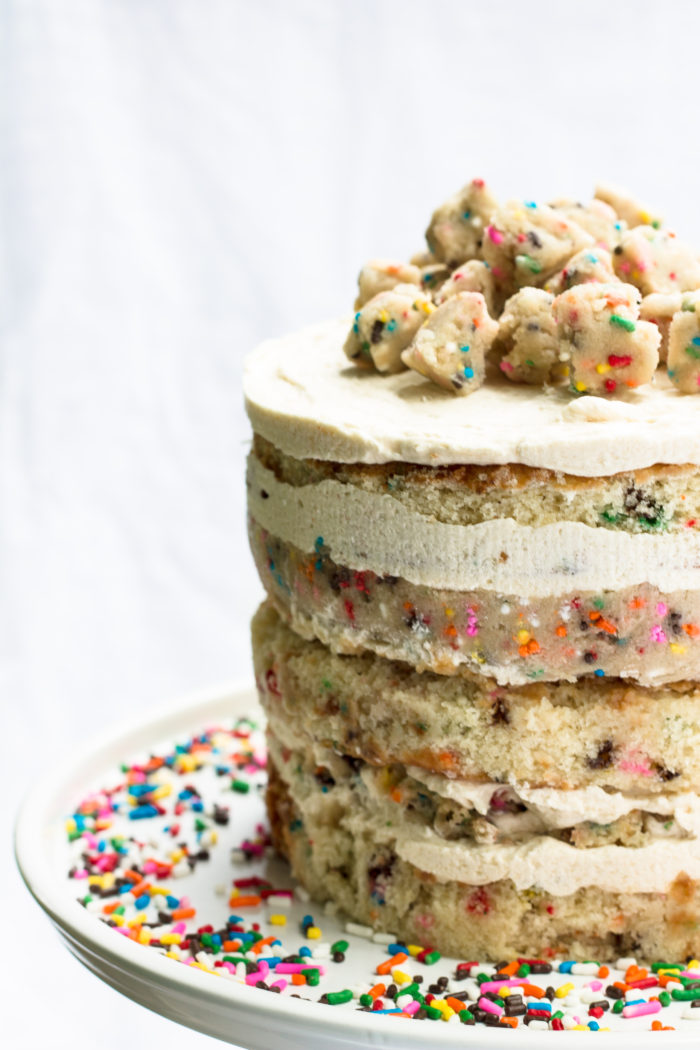 cookie dough momofuku funfetti birthday cake - Pass the Cookies