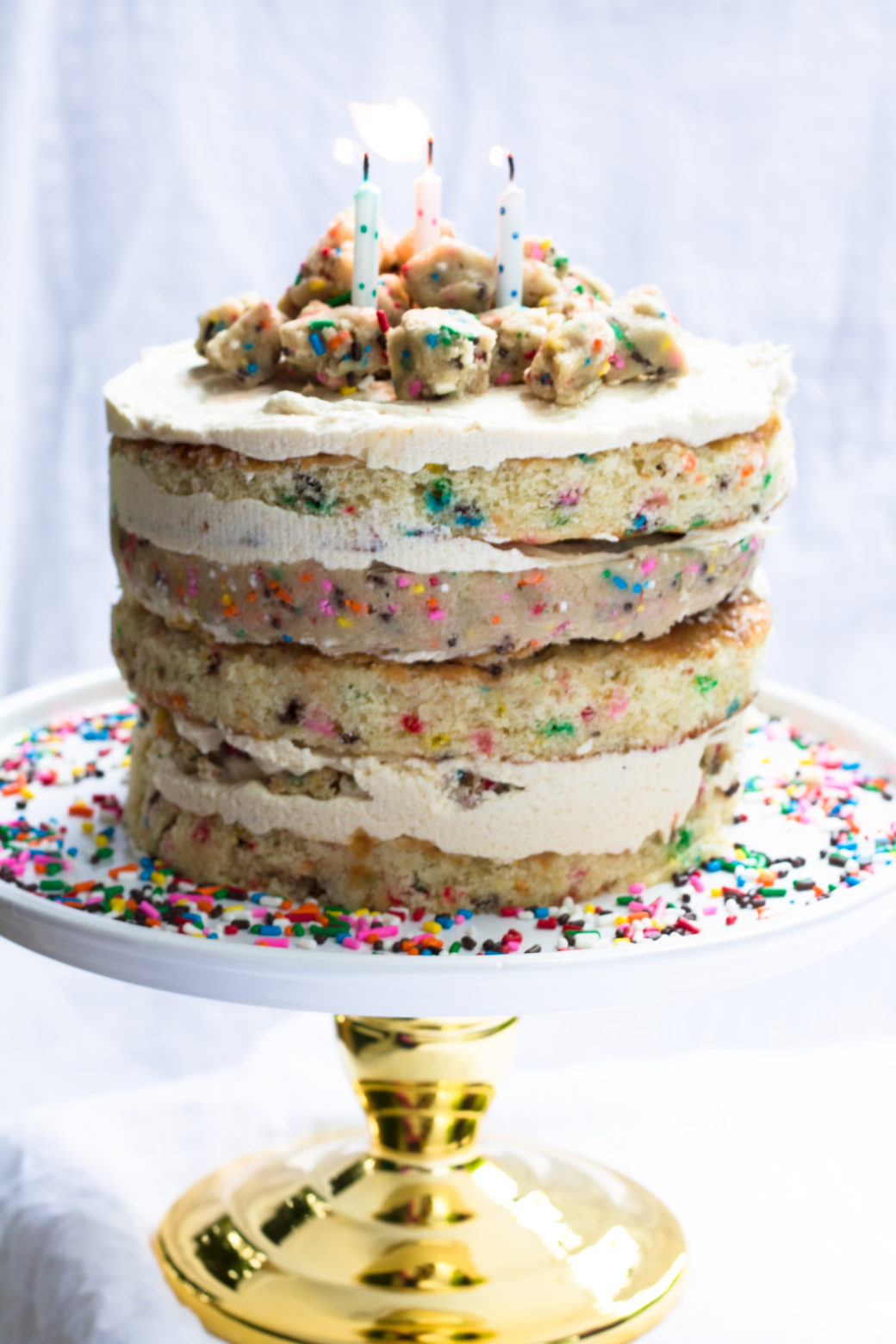 cookie dough momofuku funfetti birthday cake - Pass the Cookies