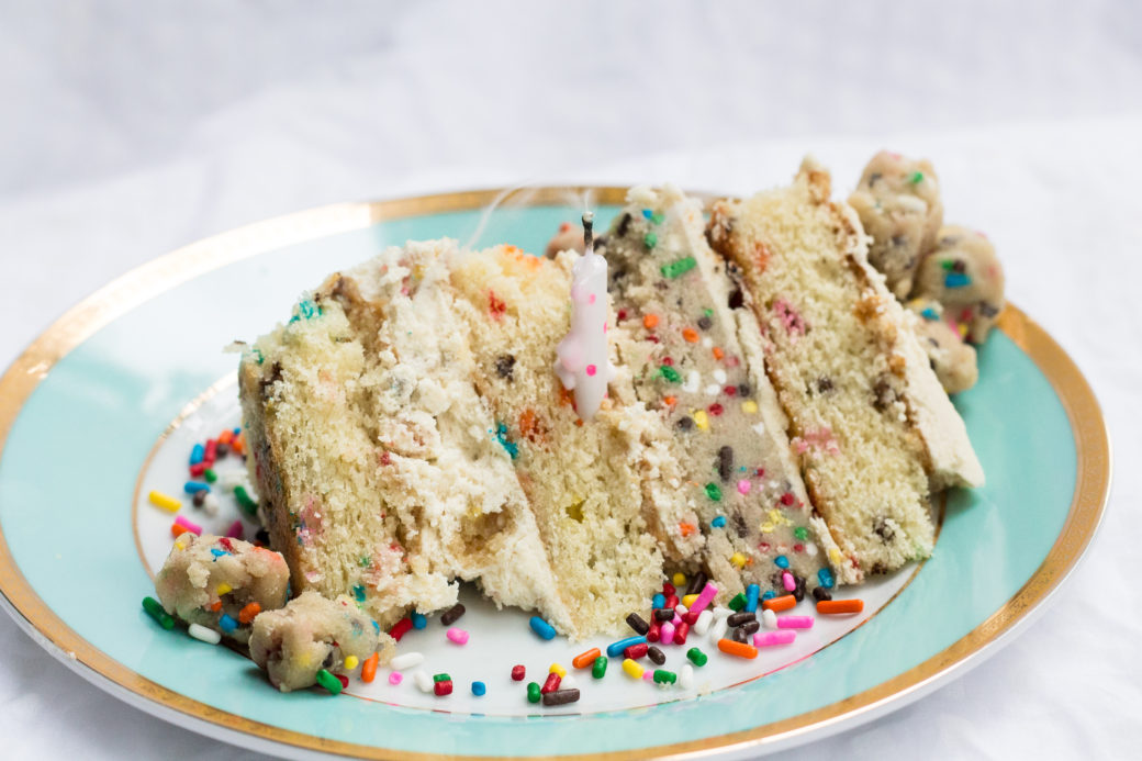 cookie dough momofuku funfetti birthday cake - Pass the Cookies