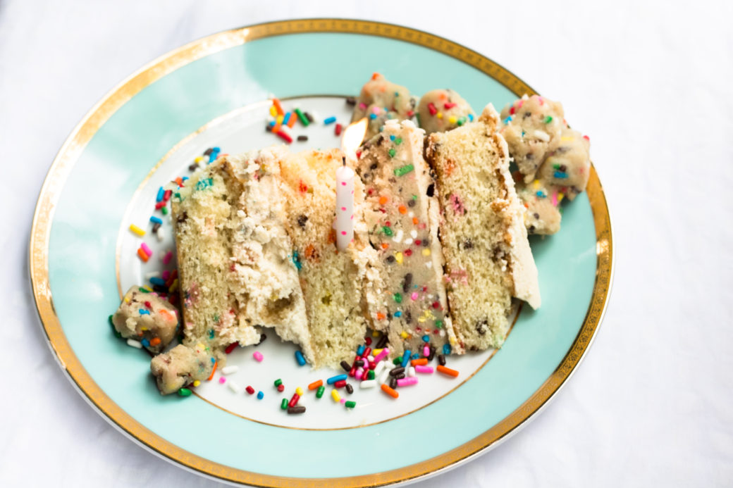 cookie dough momofuku funfetti birthday cake - Pass the Cookies