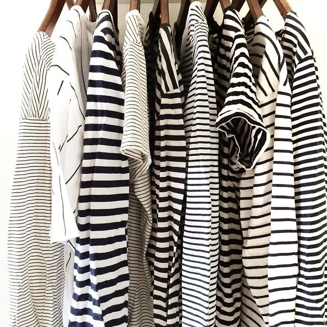 Stripes on hangers