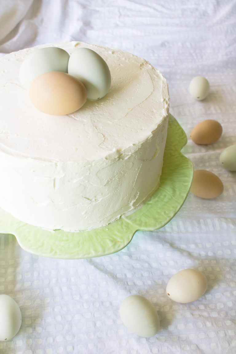 vanilla cake with lemon buttercream and raspberry jam Pass the Cookies