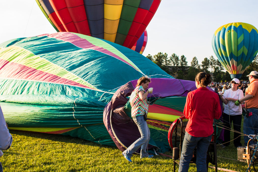 Fun at the Freedom Hot Air Balloon Festival