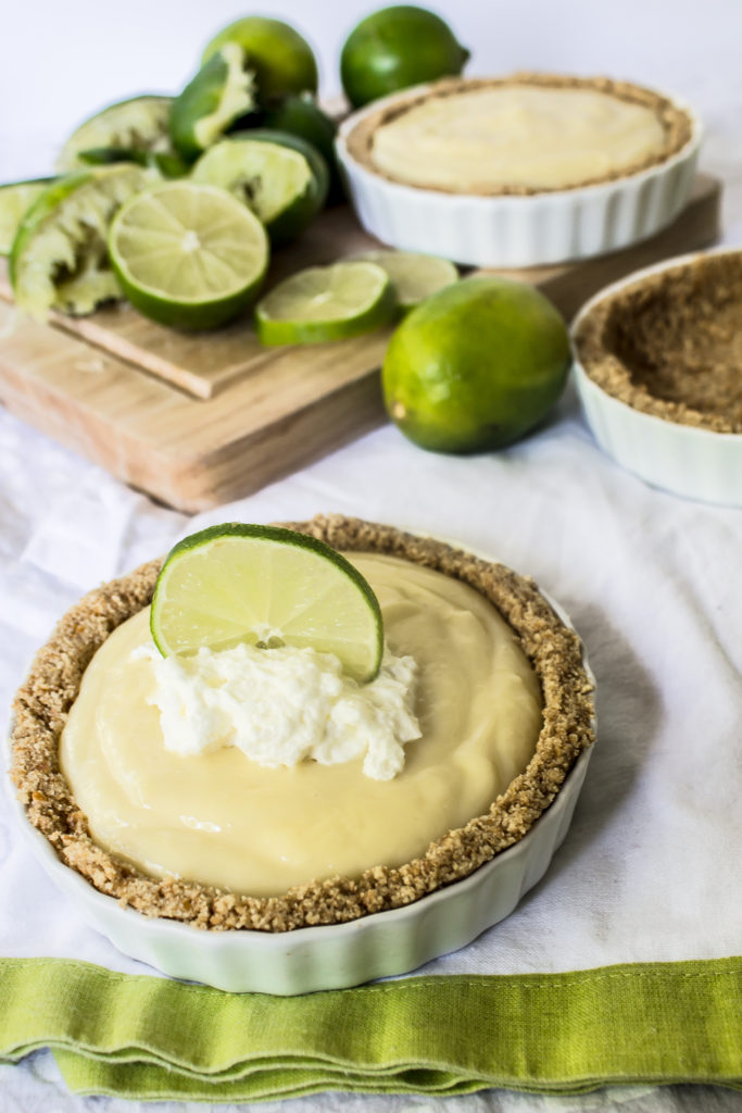 This key lime pie with pretzel crust is a perfect tropical dessert for any summer celebration.