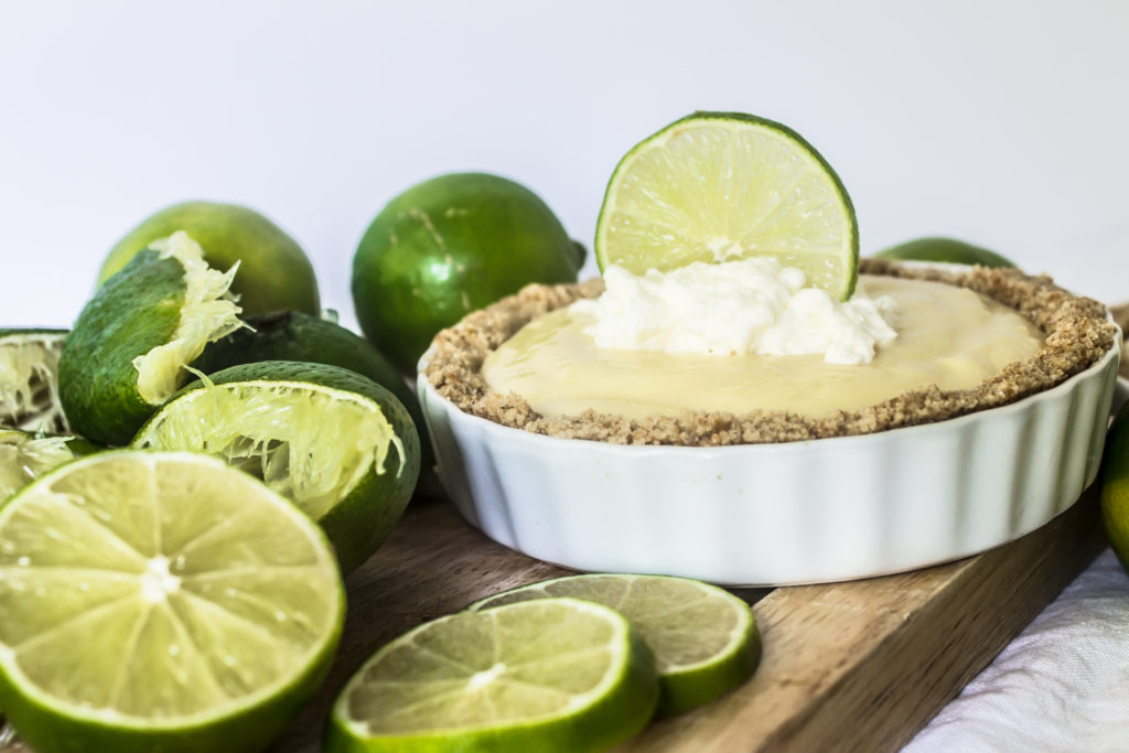 This key lime pie with pretzel crust is a perfect tropical dessert for any summer celebration.
