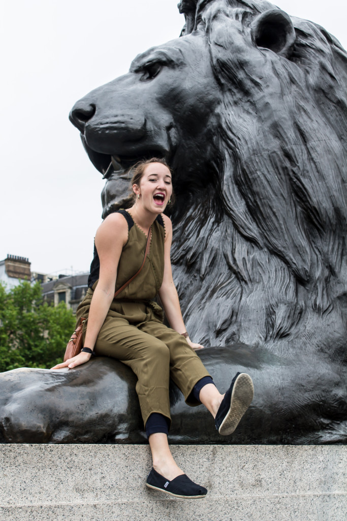 We loved exploring all of the nooks and crannies of London, England, especially the lions in Trafalgar Square