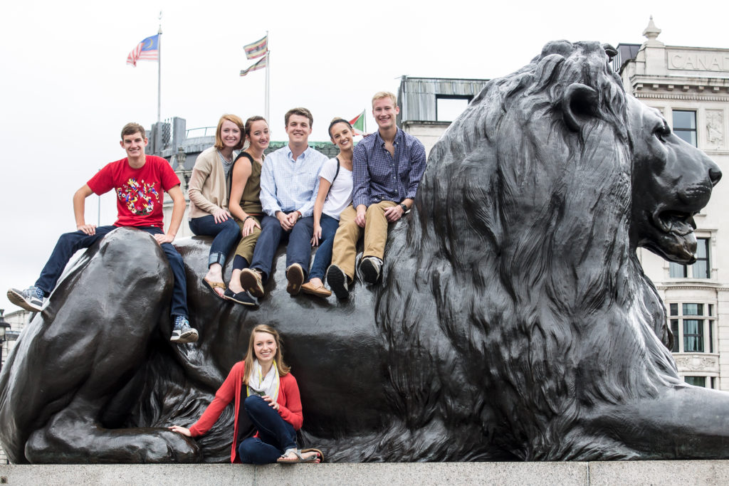 We loved exploring all of the nooks and crannies of London, England, especially the lions in Trafalgar Square