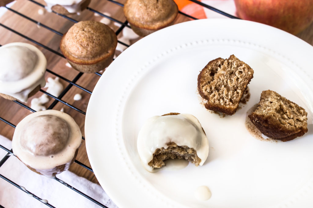 Apple cider doughnut muffins are a perfect little easy breakfast treat.