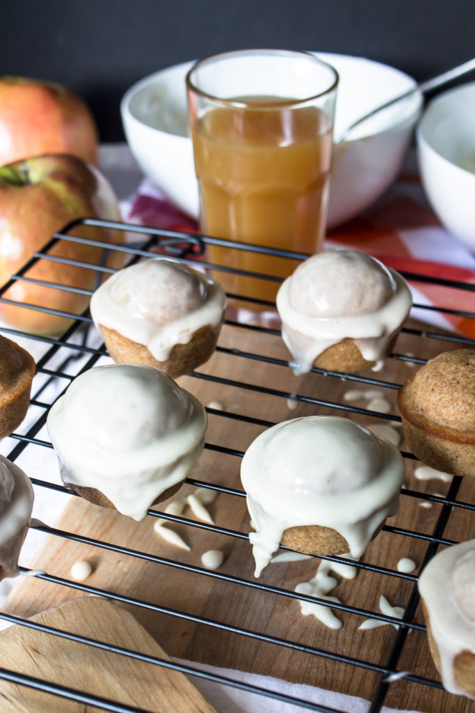 Apple cider doughnut muffins are a perfect little easy breakfast treat.