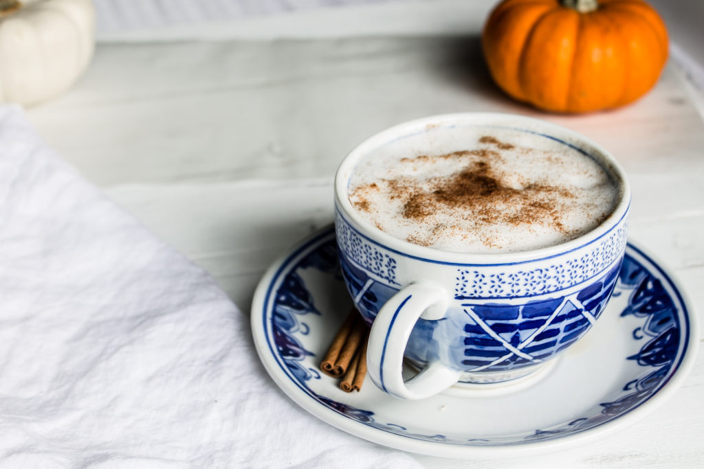Cooler temperatures call for warmer drinks.  This pumpkin spice latte  syrup is perfect for your homemade pumpkin spice latte!  www.passthecookies.com