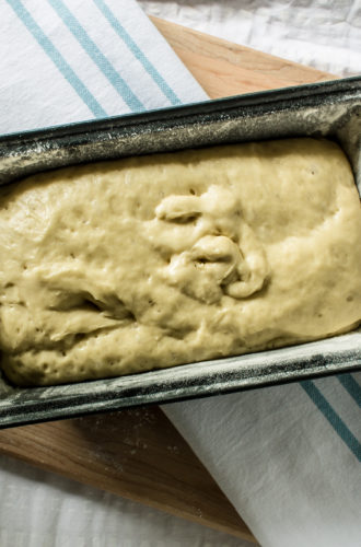 sally lunn bread with honey butter