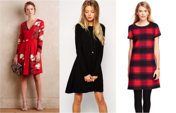 fall fashion: dresses, bottoms, tops and warm layers