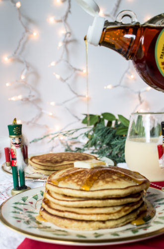 eggnog pancakes