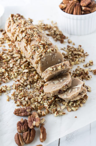 brown butter pecan sandies and cinnamon icebox cookies