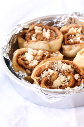 king cake cinnamon buns