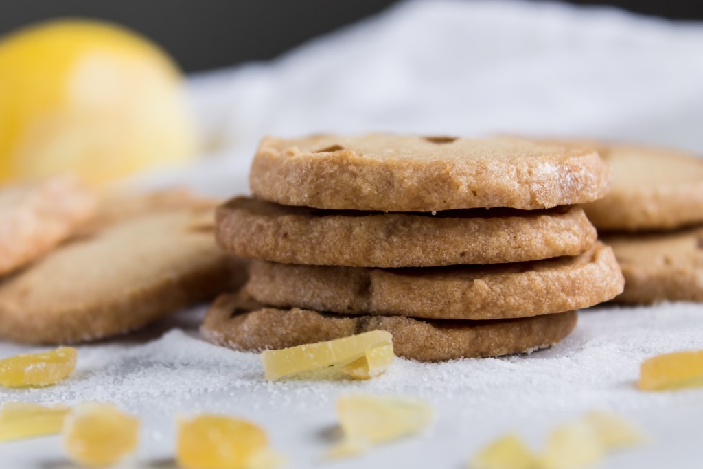 Lemon Ginger Butter Cookies | www.passthecookies.com
