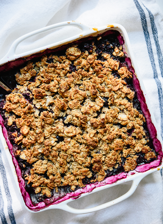 Summer Picnic - Cookie and Kate blueberry-crisp-recipe