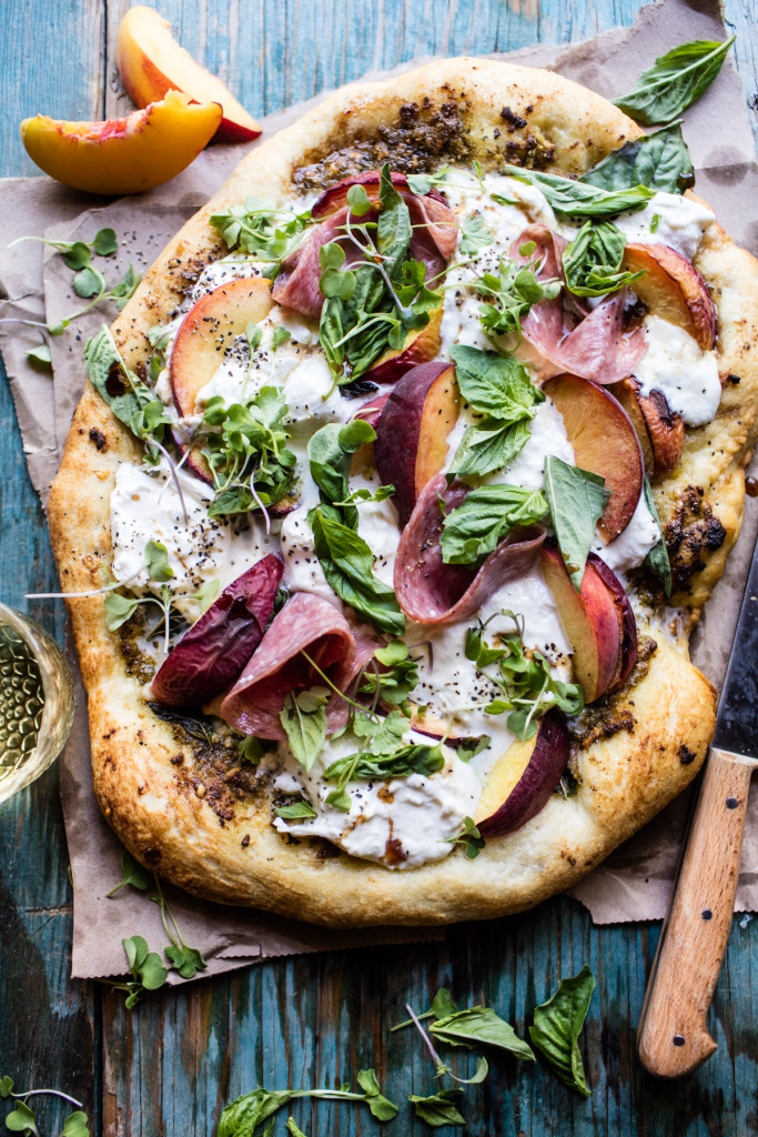 Summer Picnic - HBH Peach-Burrata-Pizza-with-Honey-Balsamic