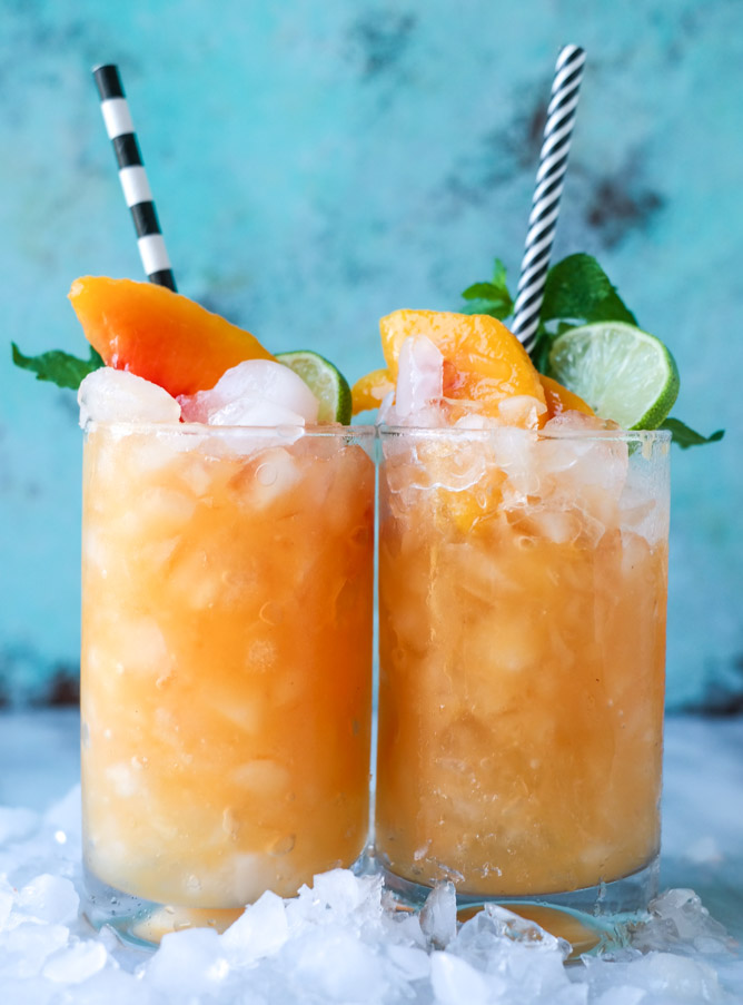 Summer Picnic - HSE Pineapple Peach Agua Fresca