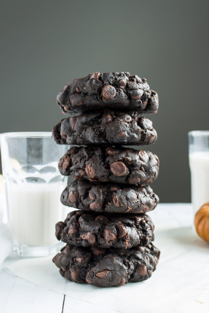 double chocolate chip cookies