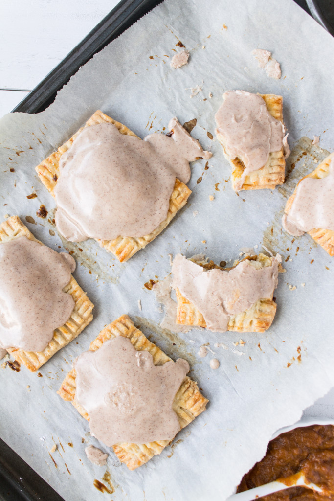 Pumpkin Pop Tarts with Brown Butter Maple Frosting | passthecookies.com