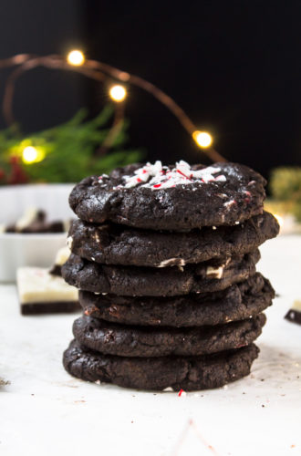 chocolate peppermint cookies
