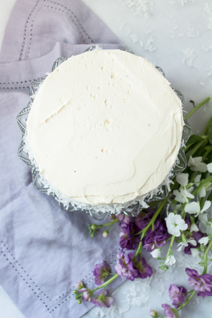 Coconut Cake with Earl Grey Buttercream | www.passthecookies.com