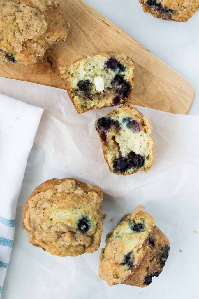 Blueberry Lavender Streusel Muffins-10