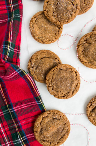 brown butter ginger cookies