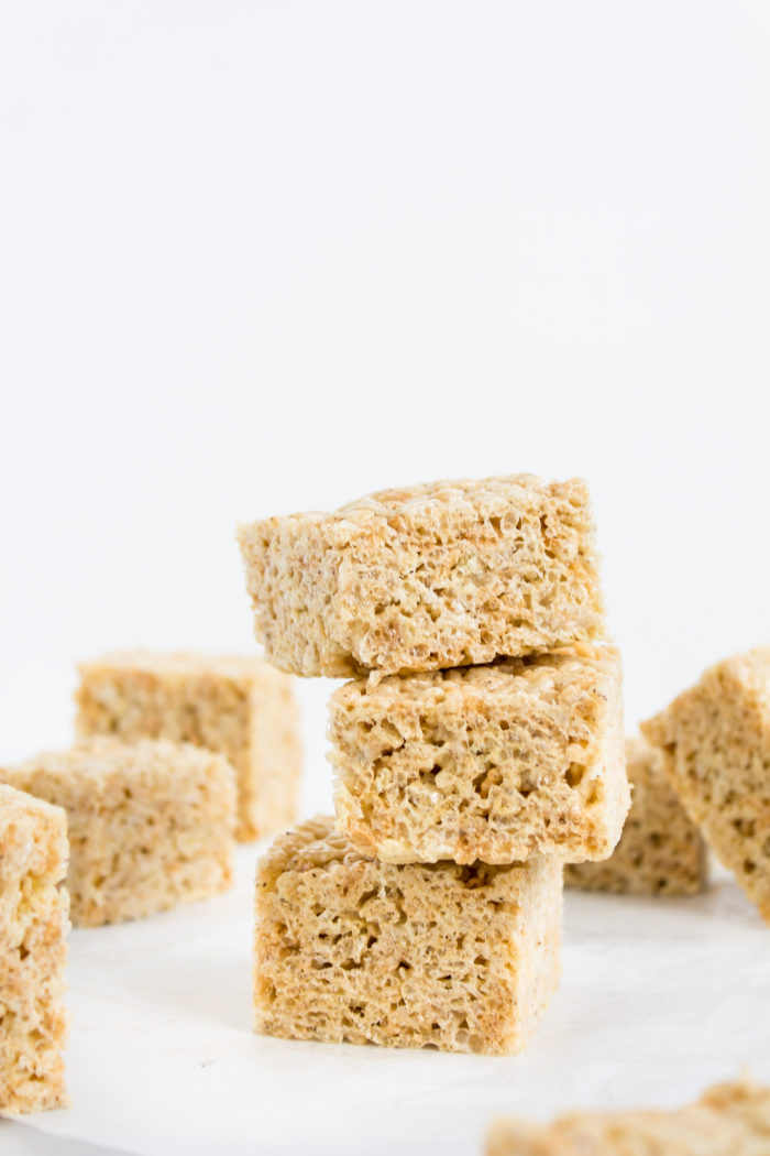 brown butter rice krispy treats