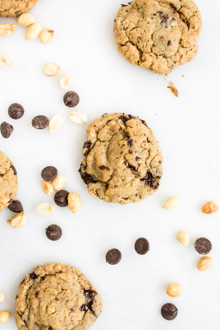 loaded peanut butter cookies