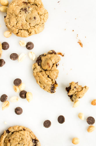 loaded peanut butter cookies