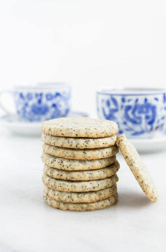 earl grey shortbread cookies