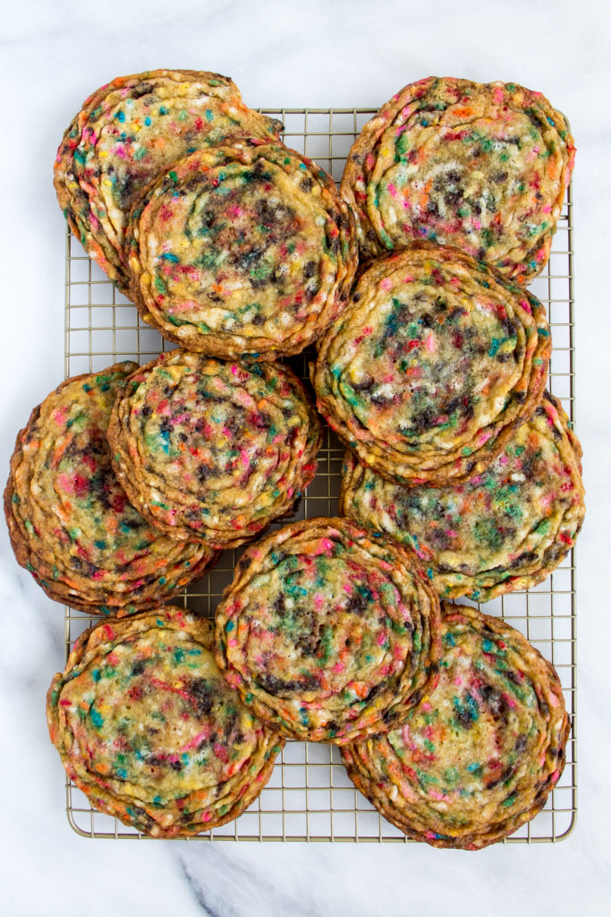 funfetti pan-banging cookies - Pass the Cookies