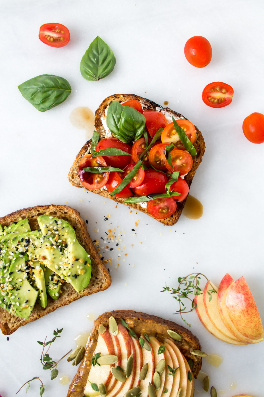 toast toppings, four ways - Pass the Cookies