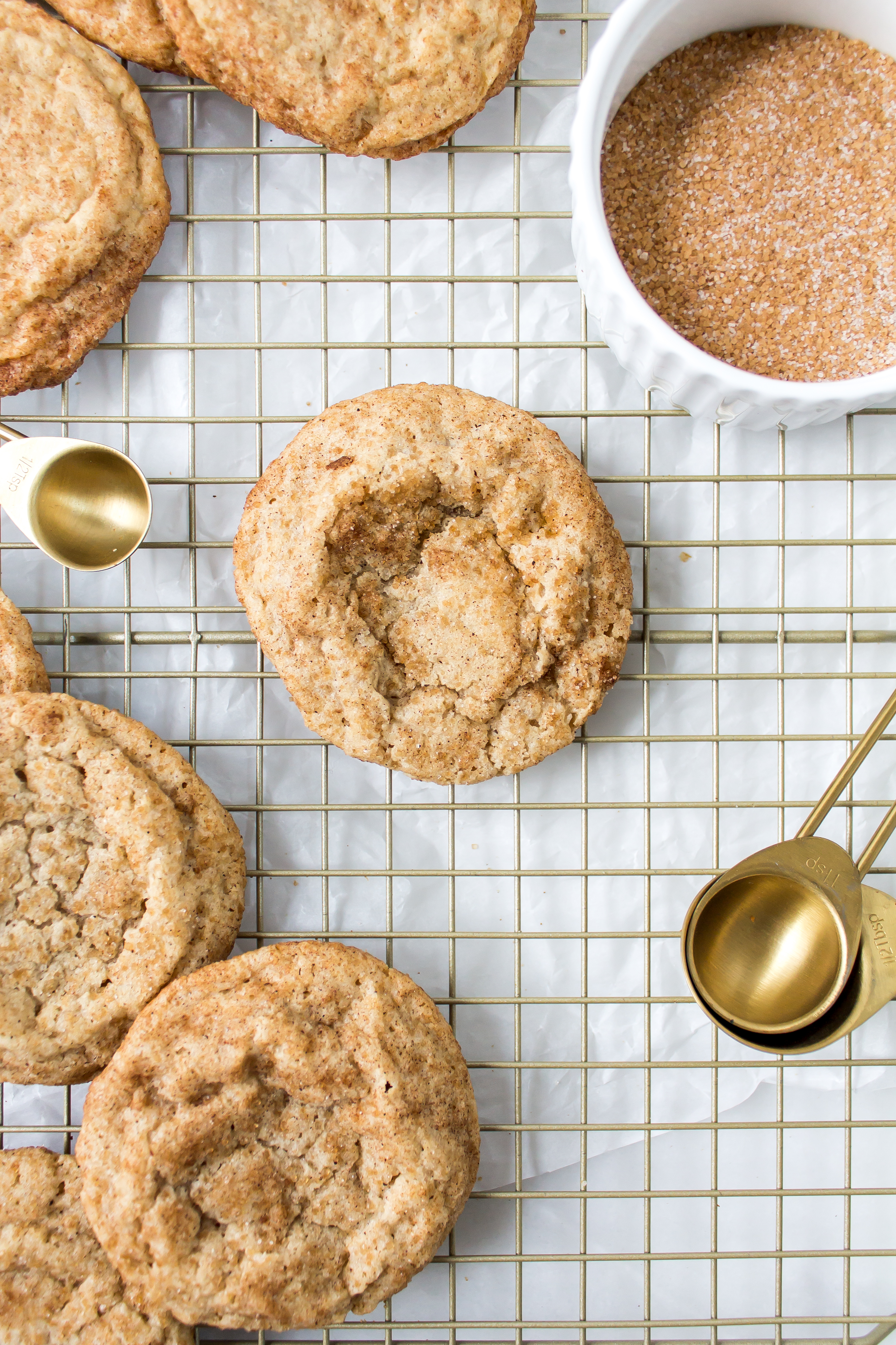 Maple chai snickerdoodles combine two delicious, warm tastes to make the perfect cozy fall cookie. | Pass the Cookies | www.passthecookies.com